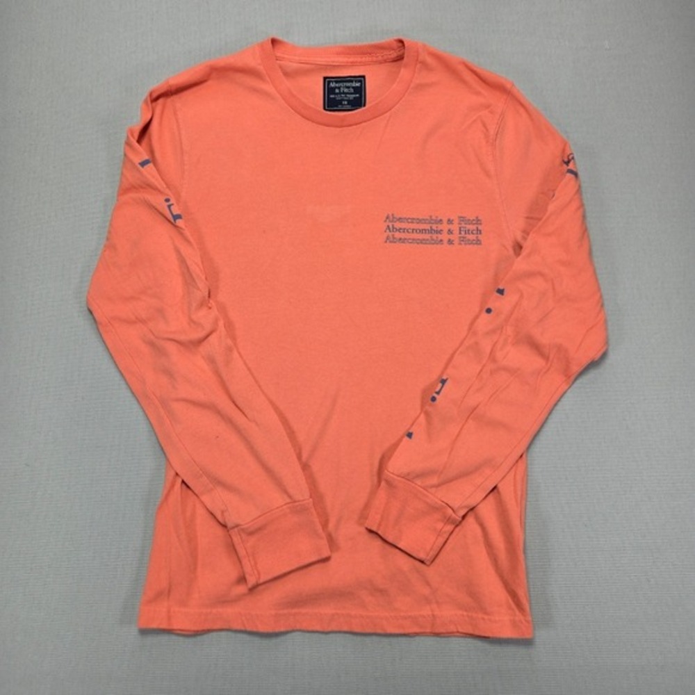 Abercrombie & Fitch Graphic Long Sleeve‎ T-Shirt Crew Neck Casual XS
